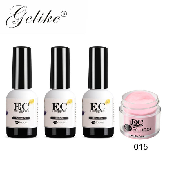 gelike long last over 4 weeks dipping powder 10g/pcs easy removal colorful fashional dip powder nails cleaning dip