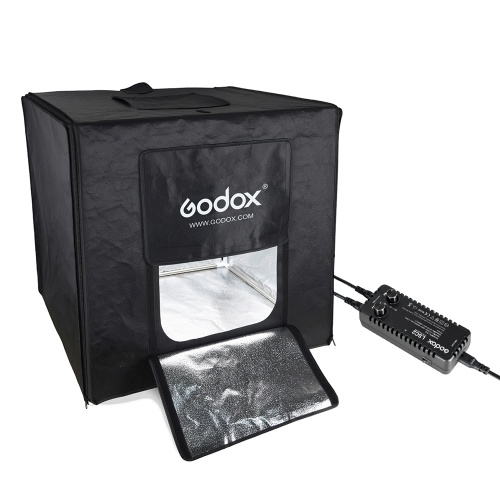 Godox LSD80 80 * 80 * 80cm LED Mini Studio de Photographie Tente Softbox avec 2pcs LED Panneau Lumière 5800K CRI 96+ Puissance 40W pour Macro et Photographie de Produit