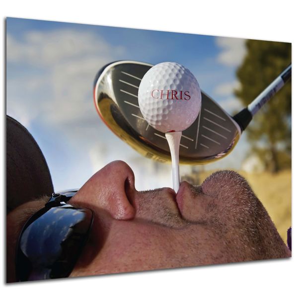Personalised Golf Tee Poster Poster Only