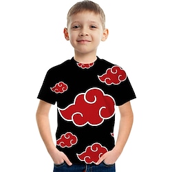 T-shirt Tee-shirts Garçon Enfants Manches Courtes Graphique Arc-en-ciel Enfants Hauts Actif 3-12 ans miniinthebox