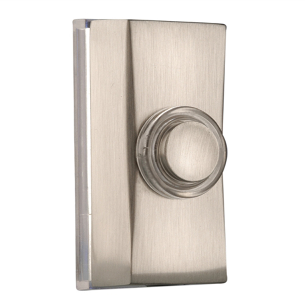 Byron 7960BN Wired Bell Push - Brushed Nickel