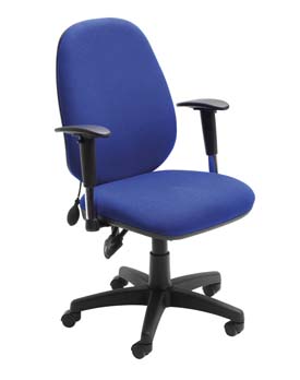 Sofia Office Chair with Lumbar Support Blue