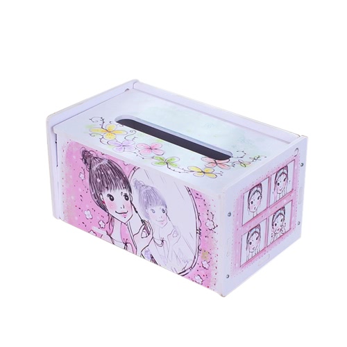 Creative DIY Household Item Special Order Tissue Box Water-resistant Paper Towel Box Rectangle Napkin Container