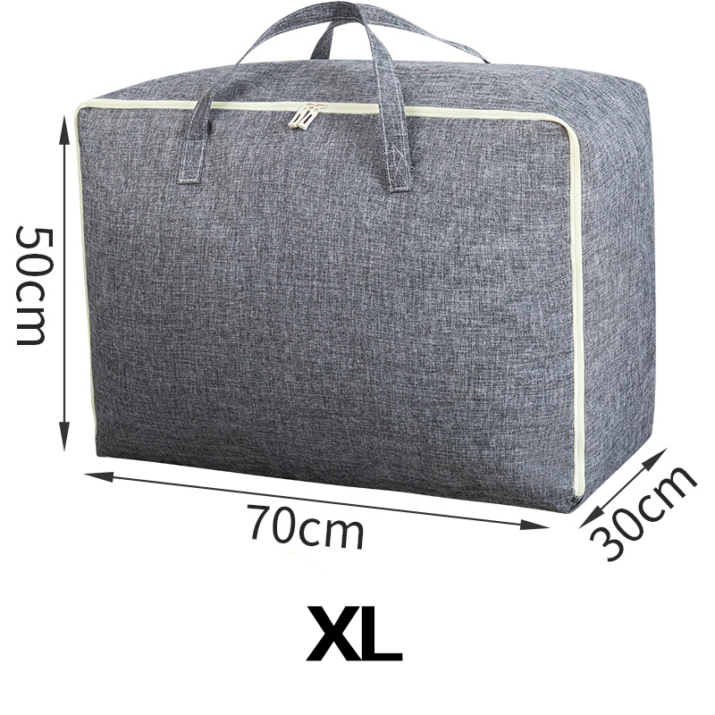 Cotton Linen Blend Fabric Clothing Storage Bag