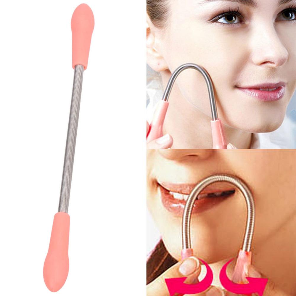 Woman Epilator Manual Facial Hair Removal Epilator Face Hair Remover Cleaning beauty Tool Stainless Steel