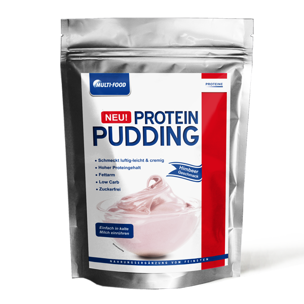 Multi-Food Protein Pudding - Himbeere