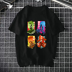 Inspired by Demon Slayer Cosplay Cosplay Costume T-shirt 100% Polyester Print T-shirt For Women's / Men's Lightinthebox