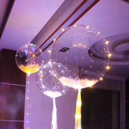LED Air Balloon Festival Atmosphere Romantic String Lights Round Shape Bubble Kids Toy Party Decration Girlfriend and Boyfriend Gifts