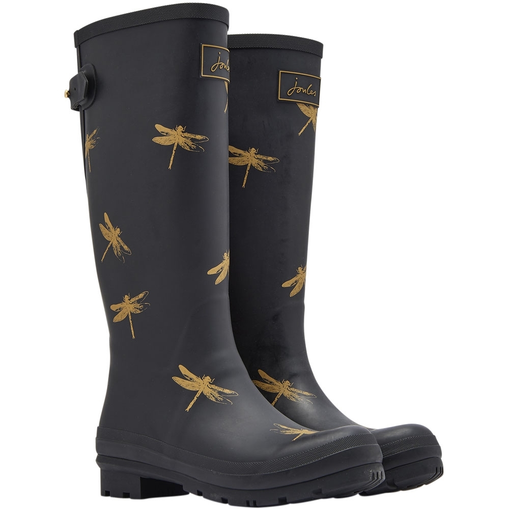 Joules Womens Welly Print Mid Height Wellington Boots UK Size 4 (EU 37  US 6)