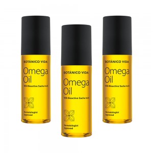 Omega Oil de Botanico Vida - Huile dinca inchi - Reduit vergetures, cicatrices & rides - 3x125ml