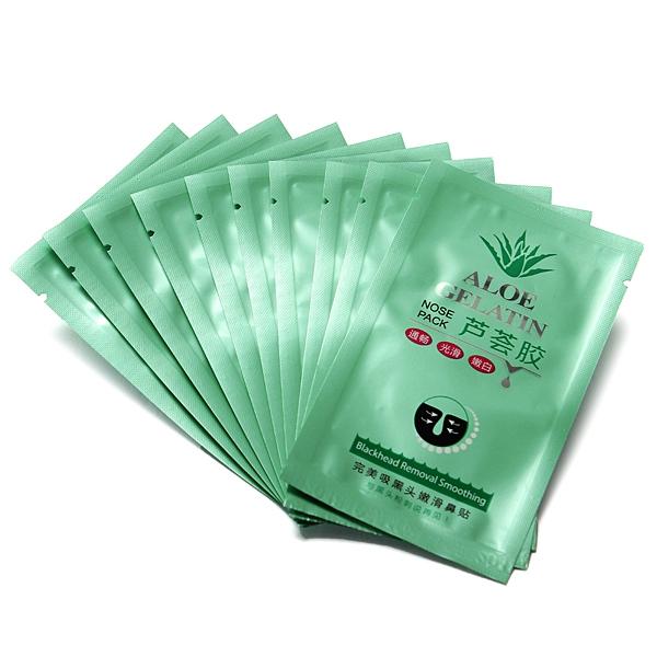 10 PCS Aloe Gel Cleansing Nose Pores Blackheads Removal Conk Mask