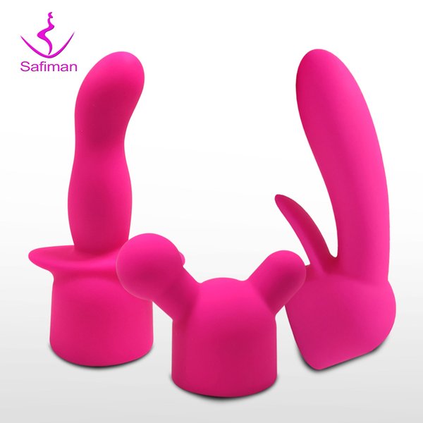 Vibrators Accessory Caps Headgear Hat Extension for Wand Vibrator Sex Toys for Woman Clitoris Stimulator Adult Sex Toyg