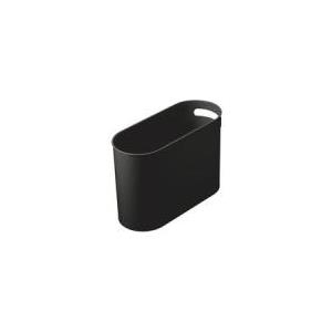 helit Papierkorb Design Classics, 22 Liter, PS, schwarz oval, mit Griffloch (H6105695)
