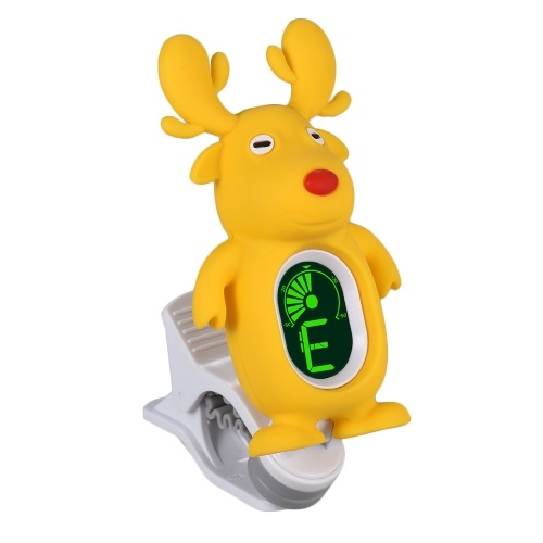 Cute Cartoon Reindeer Clip-On Tuner