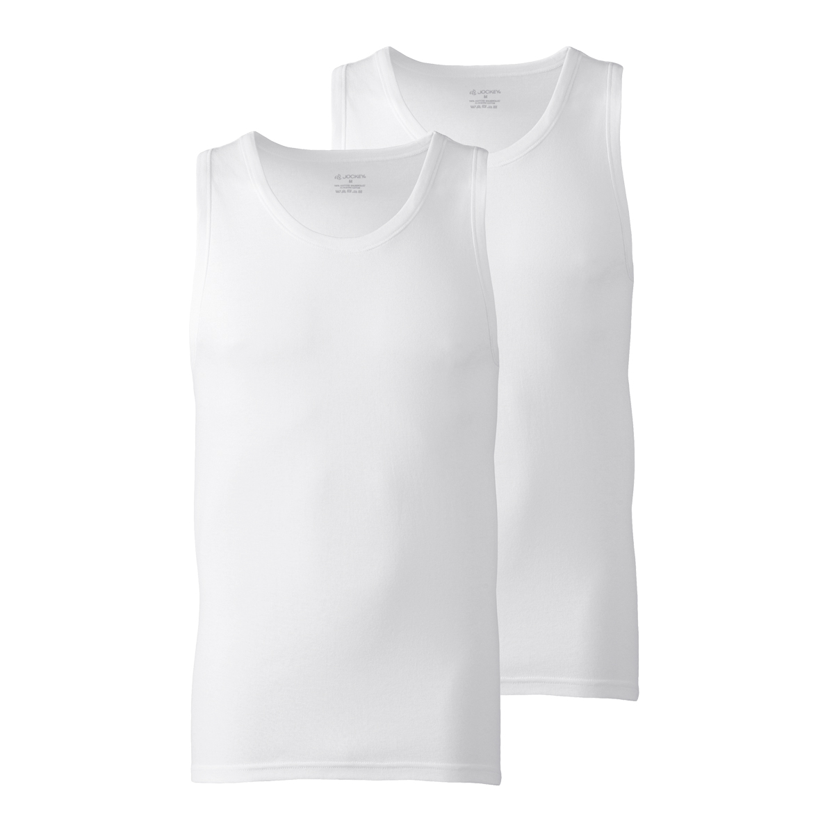 XXL Jockey 2 Pack Unterhemd Feinripp in weiß