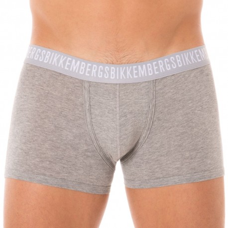 Bikkembergs Stretch Cotton Boxer - Grey XL