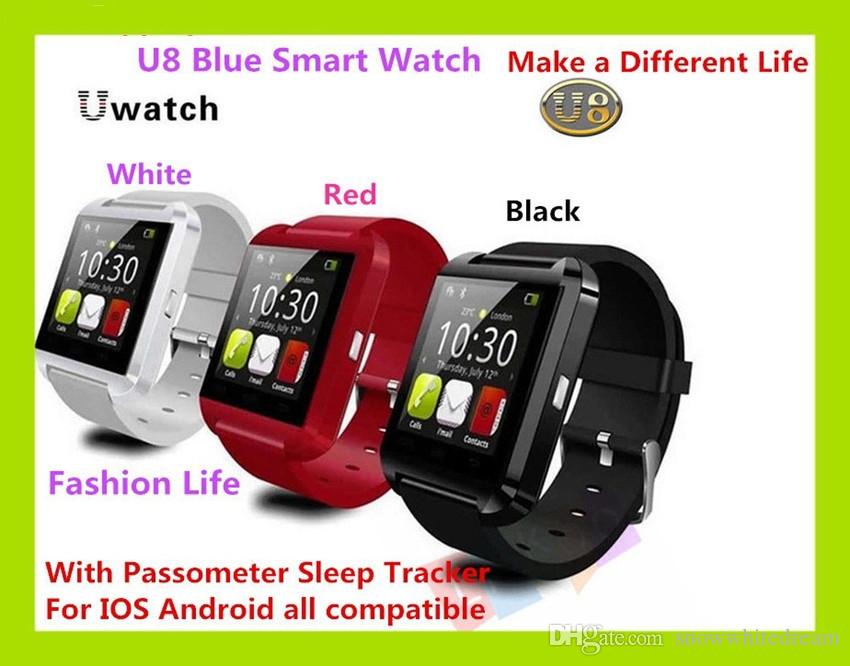 U8 Bluetooth Smart Watch Fashion Casual Android Watch Digital Sport Wrist LED Watch Pair For iOS Android Phone U8 DZ09 U80 Smartwatch