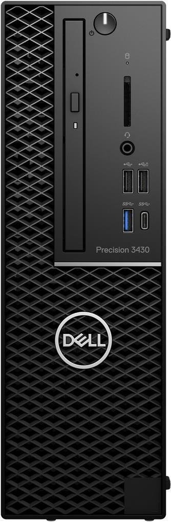 Dell Precision 3430 Small Form Factor - SFF - 1 x Core i7 8700 / 3.2 GHz - RAM 8 GB - SSD 256 GB - DVD-Writer - UHD Graphics 630 - GigE - Win 10 Pro 64-Bit - vPro - Monitor: keiner - BTP - mit 1 Year Basic Hardware Warranty (CH - 3 Years)