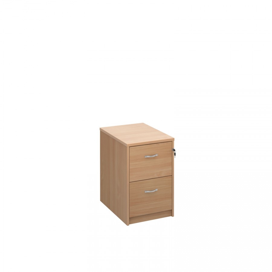 2 Drawer Beech Filing Cabinet
