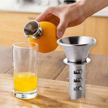 Stainless Steel Manual Citrus Orange Juicer Orange Press Squeezer Lemon Juice Reamer