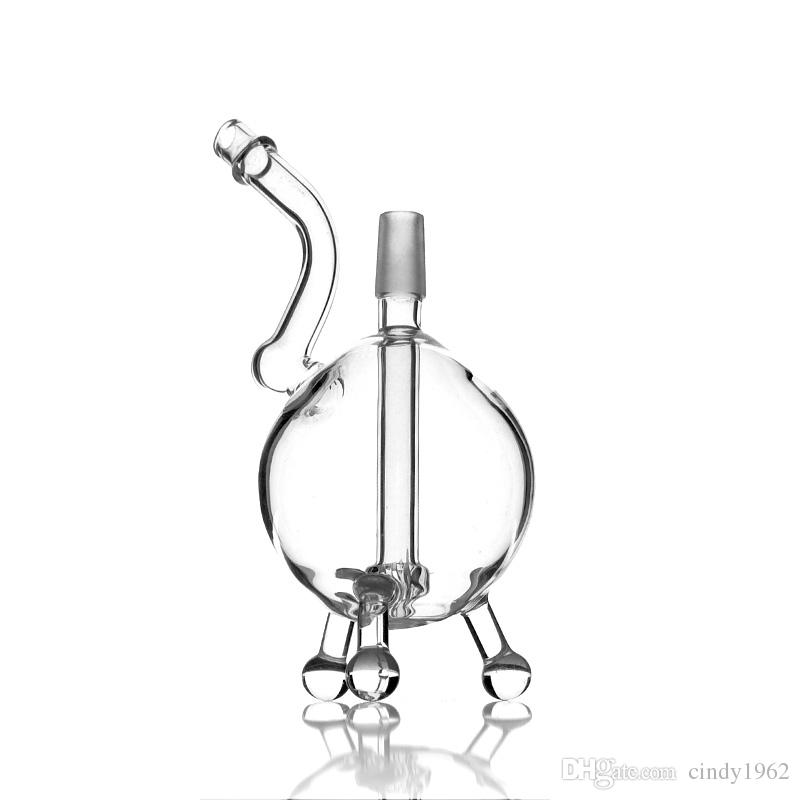 New arrival mini Globe glass bong glass water pipe glass bubble oil rig 7 inches free delivery