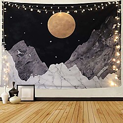 flower floral tapestry wall hangings mountain tapestry nature landscape tapestry for bedroom living room wall decoramp; #40;51.2 x 59.1 inchesamp; #41;