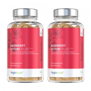 Raspberry Ketone Plus - Cetone de Framboise - Brule-Graisse - 2 boites de 90 Gelules a -10%