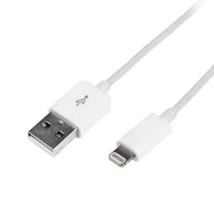 LogiLink - Lightning Adapter - USB (M) bis Lightning (M) - 18 cm - weiß - für Apple iPad/iPhone/iPod (Lightning)