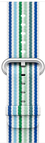 Apple 38mm Woven Nylon Band - Uhrarmband - 125 - 195 mm - blauer Streifen (MRHA2ZM/A)