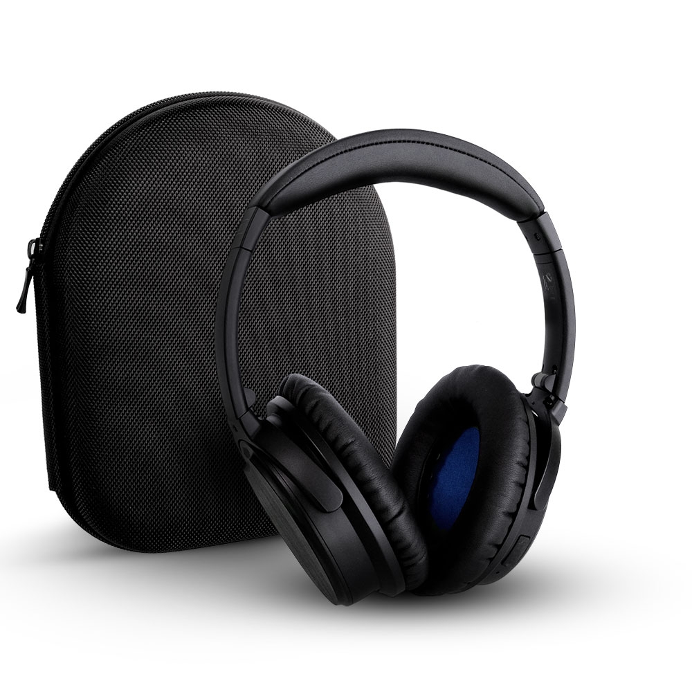 EvoDX Harmony Bluetooth Headphones with ACTIVE Noise Cancelling, Handsfree, Music Sharing +Case