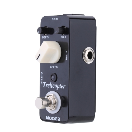 Pédale d'effet de trémolo optique Mini mooer Trelicopter Micro pour guitare électrique True Bypass