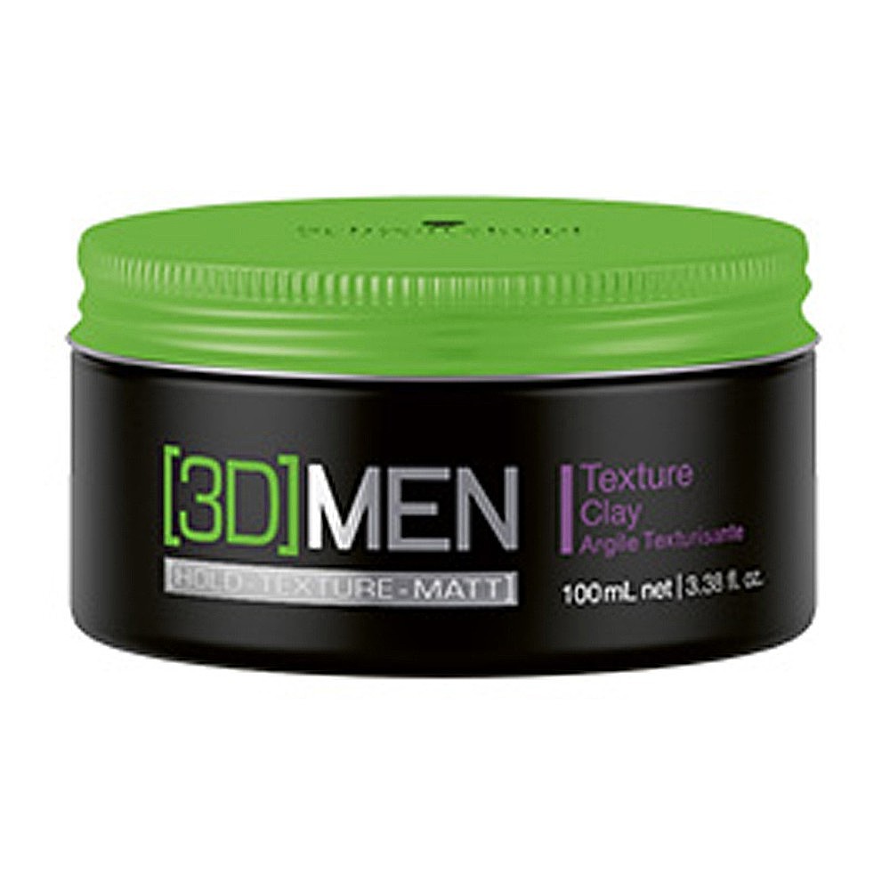 schwarzkopf professional 3d men texture clay 100ml