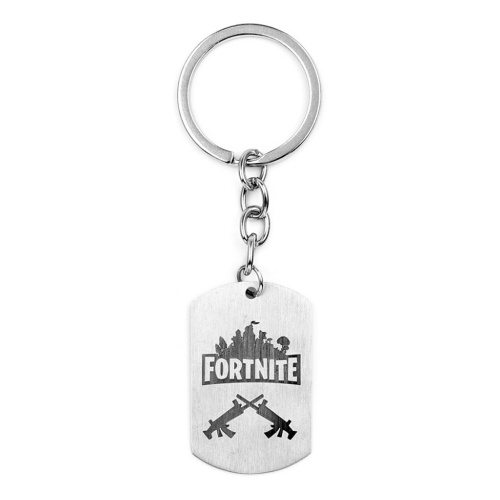 Fortnite Game Printing Necklace Stainless Steel Pendant