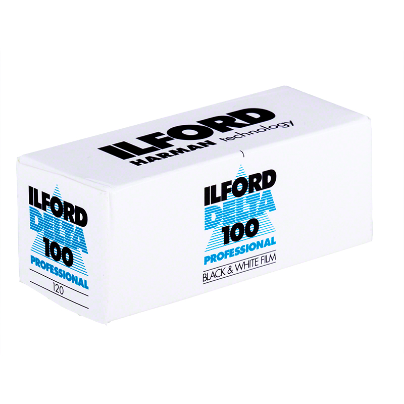 Ilford Delta Professional 100 ASA Medium 120 Roll Film - Black and White Print Film