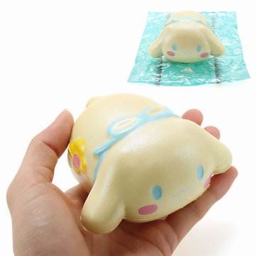 Tiny Fun Squishy Pudding Dog Slow Rising With Packaging Collection Gift Decor Soft Squeeze Toy