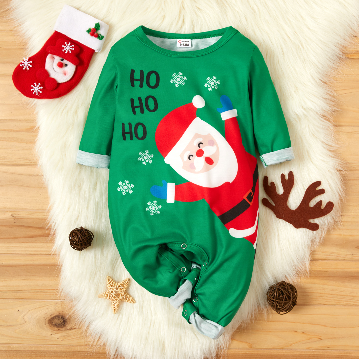 Baby Unisex Santa Claus Jumpsuit