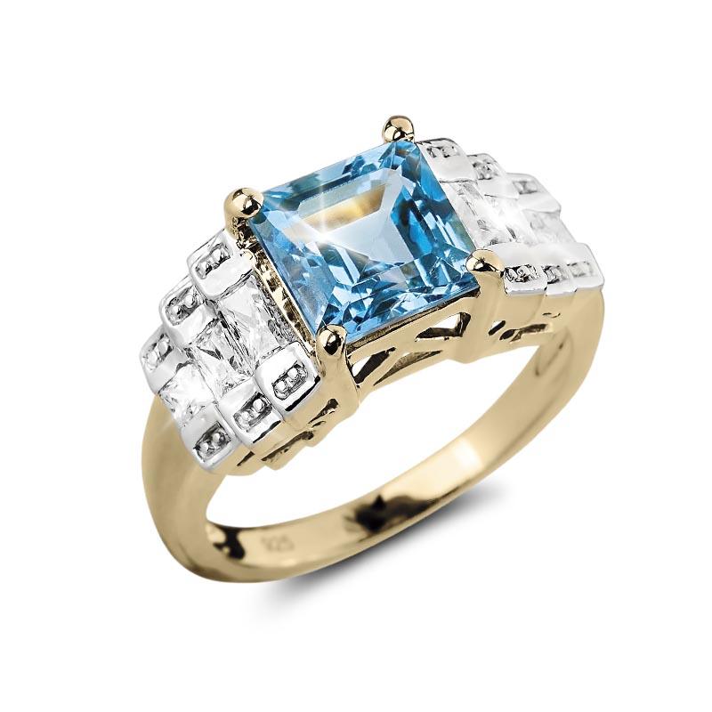 Oceana Blue Topaz Ring