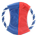Braided Rope Flying Frisbee Catch Chew Toy para perros (color surtidos)