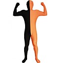 noiramp;d'orange lycra corps plein costume unisexe Zentai