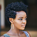 Cheveux humains Perruque Bouclé Coiffures courtes 2019 Berry Bouclé Court Perruque afro-américaine Fabriqué à la machine Femme Noir Naturel