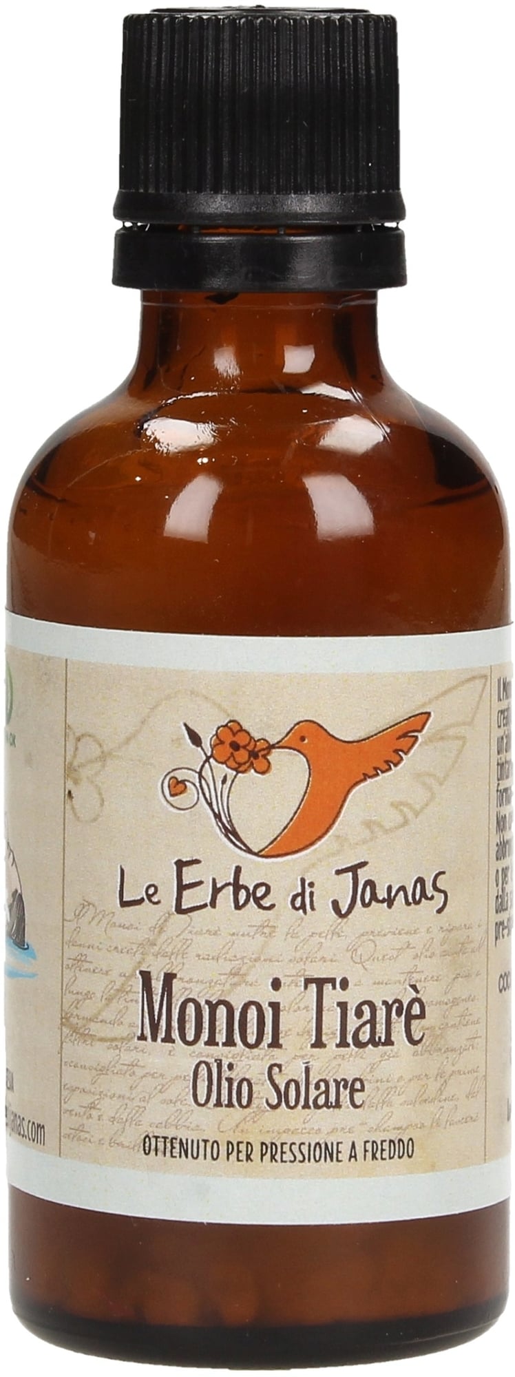 Le Erbe di Janas Organic Monoi Tiaré Oil - 50 ml