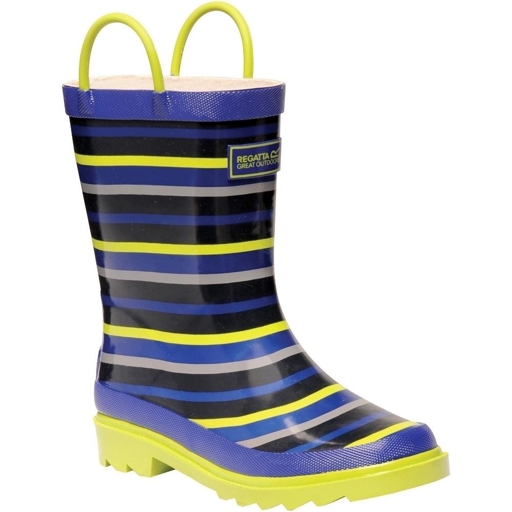Regatta Boys & Girls Minnow Junior Rubber Welly Wellington Boots UK Size 9 (EU 28)