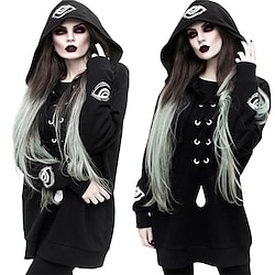 Inspired by Girl Cosplay Costume Hoodie Print Graphic For Women's Adults' Hot Stamping 100% Polyester Casual Daily miniinthebox