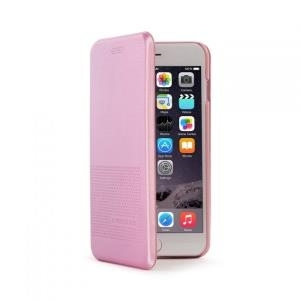 TUCANO Dueinuno Booklet - Flip-Hülle für Mobiltelefon - Ökoleder - pink - für Apple iPhone 7 Plus (IPH7521-PK)