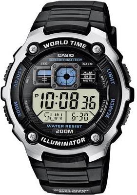 Casio AE-2000W-1AVEF. Typ: Armbanduhr, Vorgeschlagenes Geschlecht: Unisex, Bandmaterial: Polymer (AE-2000W-1AVEF)