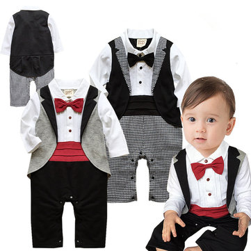 Little Man Toddler Baby Rompers