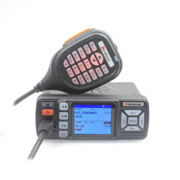 Walkie Talkie BJ-318 25W Dual Band 136-174&400-490MHz Car FM Radio BJ318 (upgrade Version Of BJ-218)