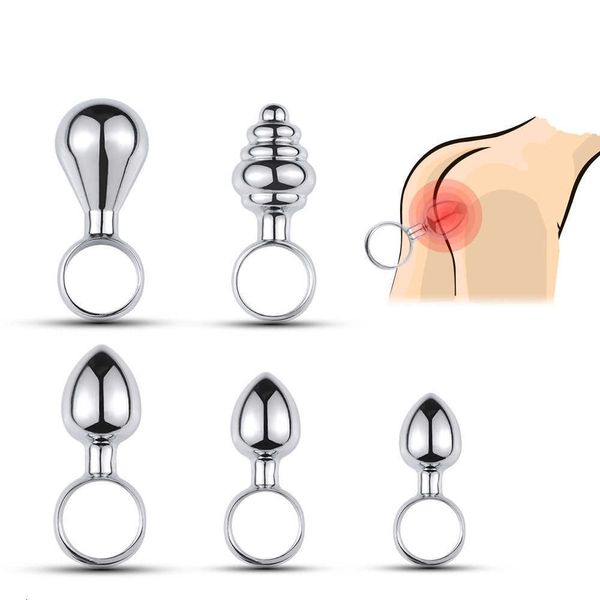 sex toys massager Anal Plug Sex Toys for adults 18 Stainless Smooth Steel Tail Trainer Women Man Dildo Massager Ring Butt Shop