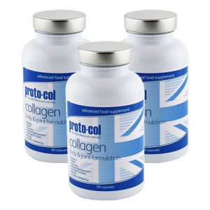 Proto-col Collagene Corps & Articulations - Supplement Anti Age au Collagene Naturelle - 270 gelules