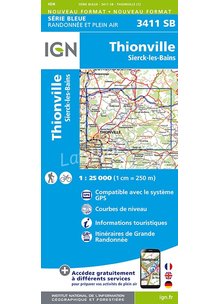 Carte 3411SB THIONVILLE SIERCK LES BAINS